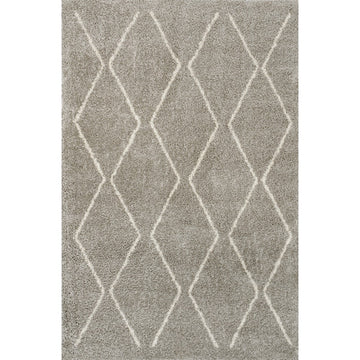 Catala Moroccan Diamond Shag Area Rug